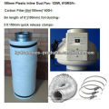 150mm Inline Fan carbon Filter Kit